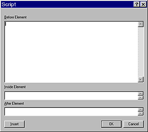 Script dialog window