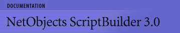 NetObjects ScriptBuilder 3.0